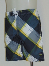 Shiwi Men's Plaid grey swimshort