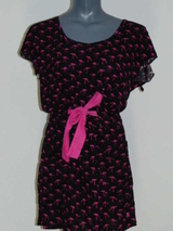 Shiwi Flamingo black/pink dress
