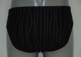 Shiwi Men's pinstripe black swim brief