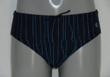 Shiwi Men's pinstripe navy blue swim brief