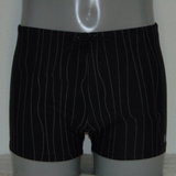 Shiwi Men's pinstripe black swim boxer