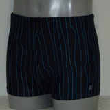 Shiwi Men's pinstripe navy blue swim boxer