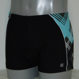 Shiwi Men's check black swim boxer