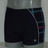 Shiwi Men's Plaid navy/pink swim boxer