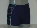 Shiwi Men's Plaid jeans blue swim boxer