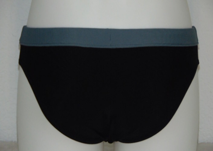 Shiwi Men's Contrast black/grey swim brief