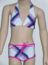 Shiwi Plaid blue/pink set