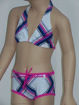 Shiwi Plaid blue/pink set