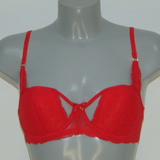 Sapph Katy red padded bra