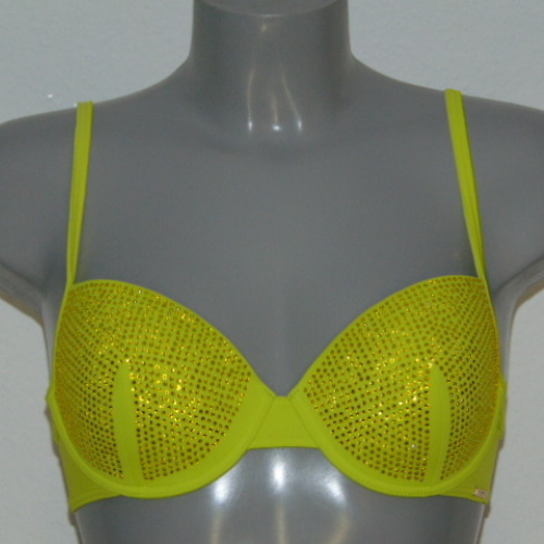 Sapph Swimwear Siracusa lime padded bikini bra