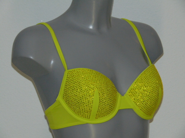 Sapph Swimwear Siracusa lime padded bikini bra