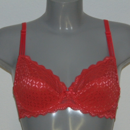 Guy de France Muriel coral non-padded bra