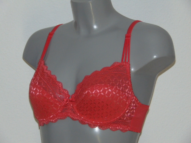 Guy de France Muriel coral non-padded bra