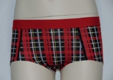 Boobs & Bloomers Burbry red/black short