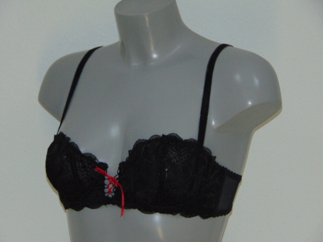 Sapph Sabrina black non-padded bra