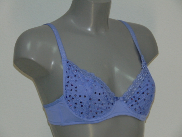 Sapph sample Sparkle violet non-padded bra