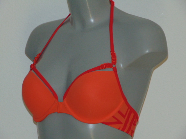Marlies Dekkers Swimwear Ta Moko coral padded bikini bra
