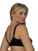 Elbrina Johanna black non-padded bra