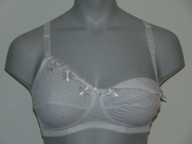 Elbrina Maternity white nursing bra