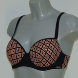 Sapph Ivory red padded bra