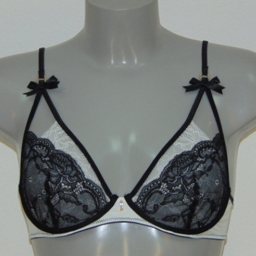 Super Sexy by Sapph Lilian white/black non-padded bra