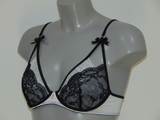Super Sexy by Sapph Lilian white/black non-padded bra