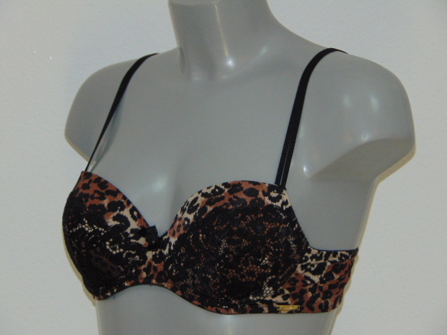 Sapph La Fayette black/brown padded bra