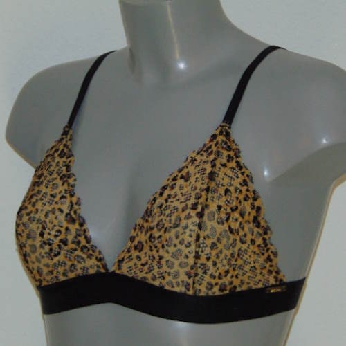 Sapph sample Sahara black/brown non-padded bra