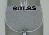 Bolas Nickel grey men brief