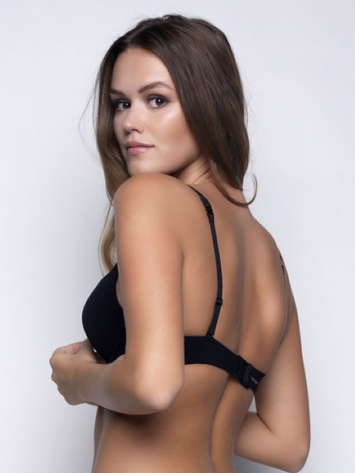 After Eden Single Boost black push up bra