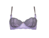Sapph Giselle purple non-padded bra