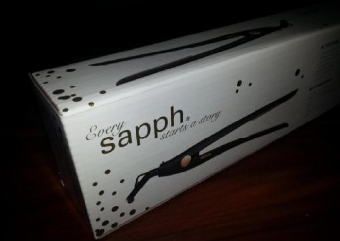 Sapph Stijltang black straightener