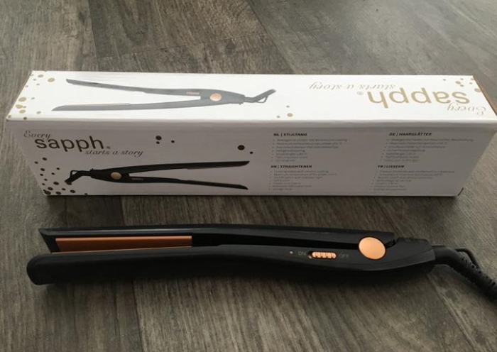 Sapph Stijltang black straightener