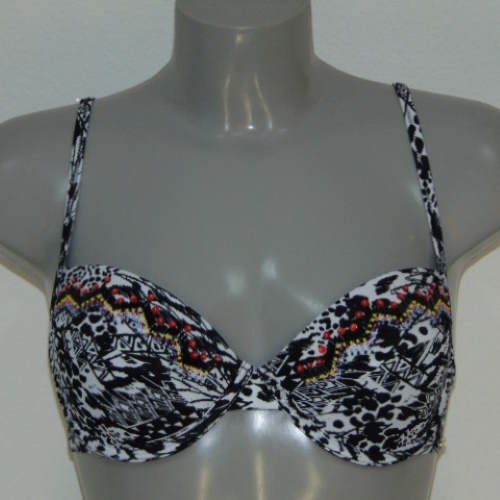 Sapph Swimwear Amazonas black padded bikini bra
