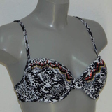 Sapph Swimwear Amazonas black padded bikini bra