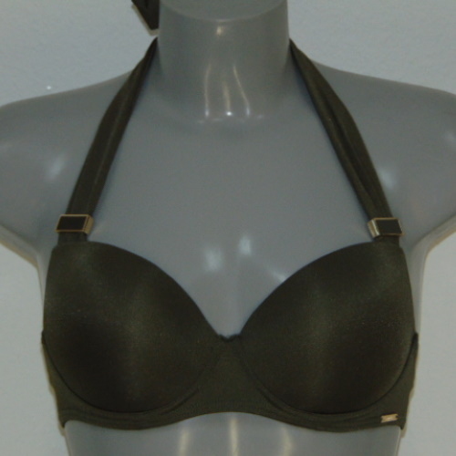 Sapph Beach Riviera khaki padded bikini bra