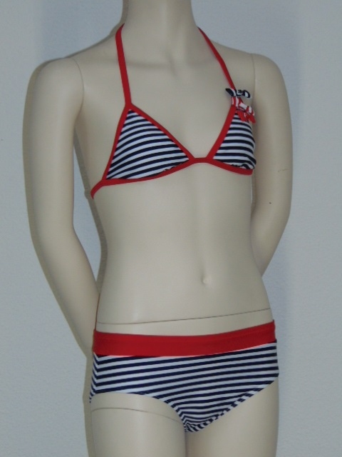 Boobs & Bloomers Marine white/navy set