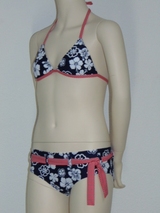 Boobs & Bloomers Lotus navy/white set