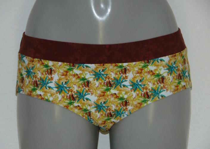 LingaDore Beach Zanzi Coconut Tree yellow bikini brief