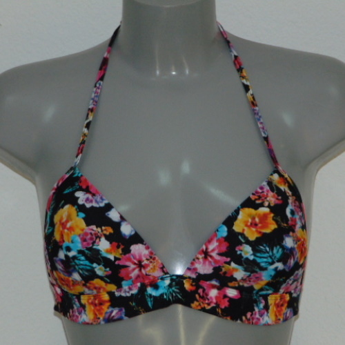 LingaDore Beach Hula black/print push up bikini bra