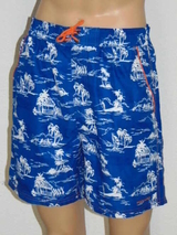 Nickey Nobel Leonardo blue swimshort