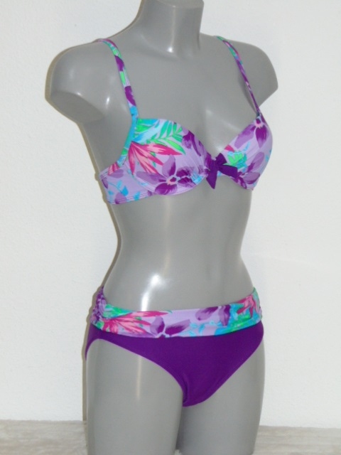 Nickey Nobel Tropical Flowe purple/print set