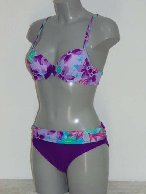 Nickey Nobel Tropical Flowe purple/print set