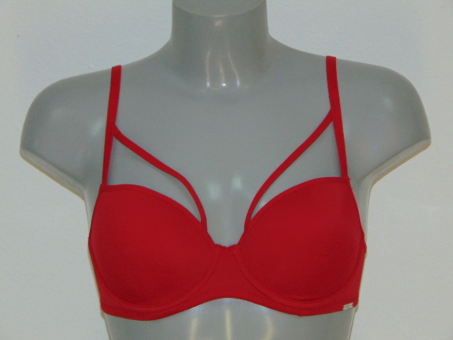 Sapph Fabulous red padded bra