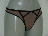 Sapph Curvy Mistress mole grey thong