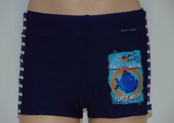 Nickey Nobel Ewout blue swim boxer