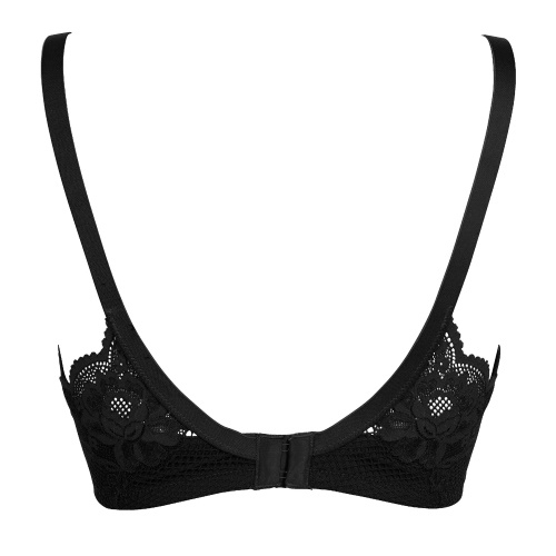 After Eden D-Cup & Up Faro black padded bra
