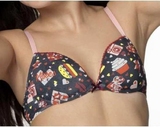 Boobs & Bloomers Cupcake grey girls bra