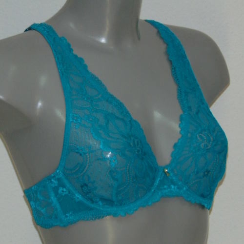 Sapph Lois petrol non-padded bra