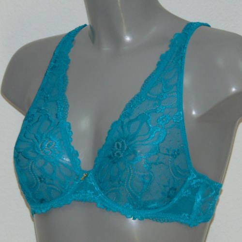 Sapph Lois petrol non-padded bra